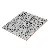 Carreau Résumé Points noirs et blancs Motif Polka (Côté)