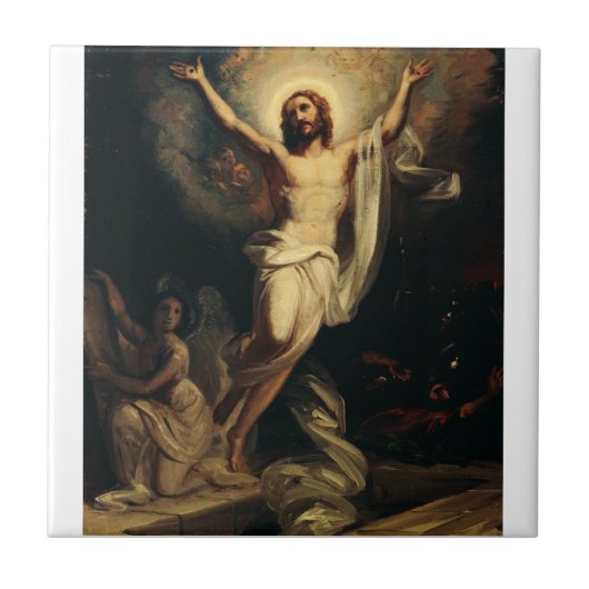 Carreau Résurrection du Christ par Robert Wilhelm Ekman (Devant)