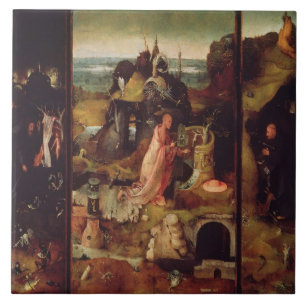Carreau Retable des ermites (huile sur le panneau)