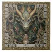 Carreau Retable Mystical Dragon Spirit Personnalisé (Devant)