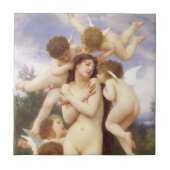 Carreau Retour du Printemps (Le Printemps) de Bouguereau (Devant)