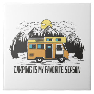 Carreau Retraite en camping-car dans la montagne
