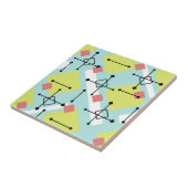 Carreau Retro 1950 Art Diamonds Mint Vert Jaune (Côté)