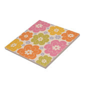 Carreau Retro 1960s Style Floral (Côté)