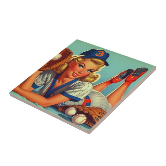 Carreau Retro Baseball (Côté)