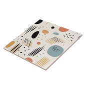 Carreau Retro Boho Collection moderne Abstraite (Côté)