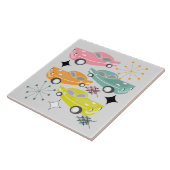 Carreau Retro Cars Starburst atomique moderne milieu du si (Côté)