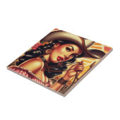 Carreau Retro Cowgirl (Côté)