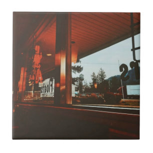 Carreau Retro Diner dans le Pacifique Nord-Ouest