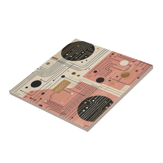 Carreau Retro Mid Century Modern  (Côté)