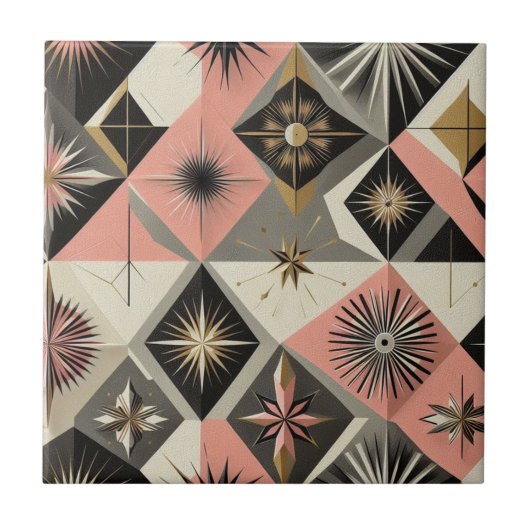 Carreau Retro Mid Century Modern  (Devant)