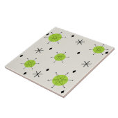 Carreau Retro Mid Mod Starburst Sky Chartreuse (Côté)