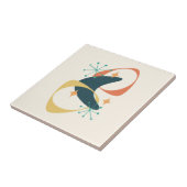 Carreau Retro Moyen Siècle de l'ère de l'espace atomique A (Côté)