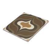 Carreau Retro Pattern Brown (Côté)