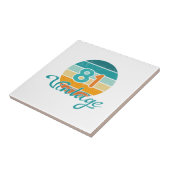 Carreau Retro Sunset 81 Vintage Distressed (Côté)