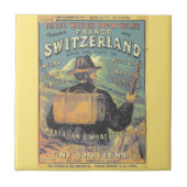 Carreau Retro Voyageurs Guide de la Suisse Couverture Artw (Devant)