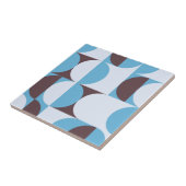 Carreau Rétros cercles 60ies colorés par hiver (Côté)