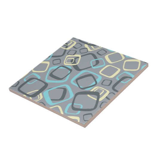 Carreau Rétros gris et jaune (Côté)