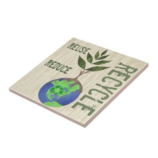 Carreau Réutiliser Réduire l'arbre de récupération Globe t (Côté)