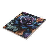 Carreau Rêve botanique Rose florale (Côté)