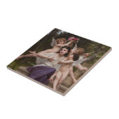 Carreau Rêve de printemps, Dream of Spring par Bouguereau (Côté)