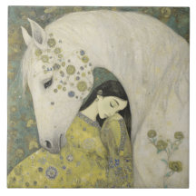 Rêve Équestre Éthéré au Clair de Lune