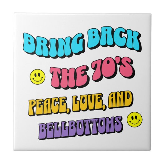 Carreau Revenir à la les années 70 (Devant)