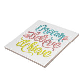 Carreau Rêver Croire Atteindre Citation Inspirationnel (Côté)