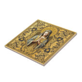 Carreau Révérence opulente : La Sainte Vierge (Côté)