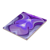 Carreau Rêves de fleurs violettes (Côté)