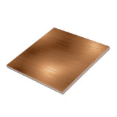 Carreau Revêtement de cuivre brossé (Côté)