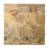 Carreau Rêveurs par Albert Joseph Moore, Art victorien (Devant)