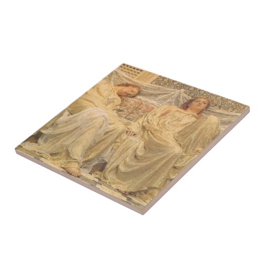 Carreau Rêveurs par Albert Joseph Moore, Art victorien (Côté)