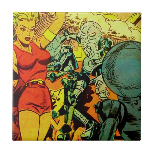 Carreau Révolution de robot (Devant)