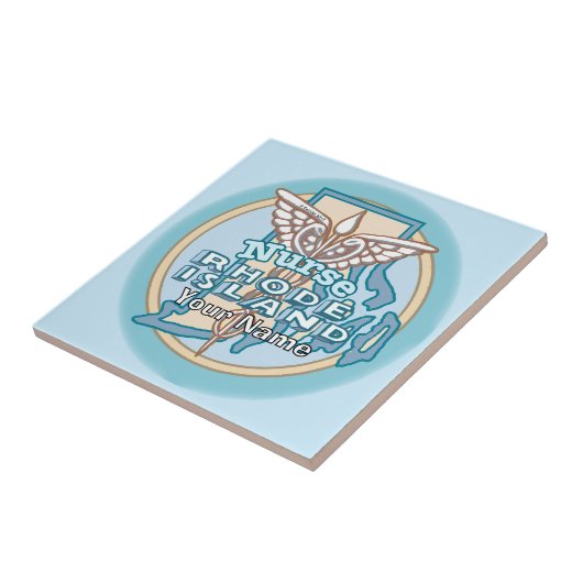 Carreau Rhode Island Nurse Caduceus Tile (Côté)