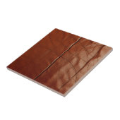 Carreau Rich Brown Leather Texture Pattern (Côté)