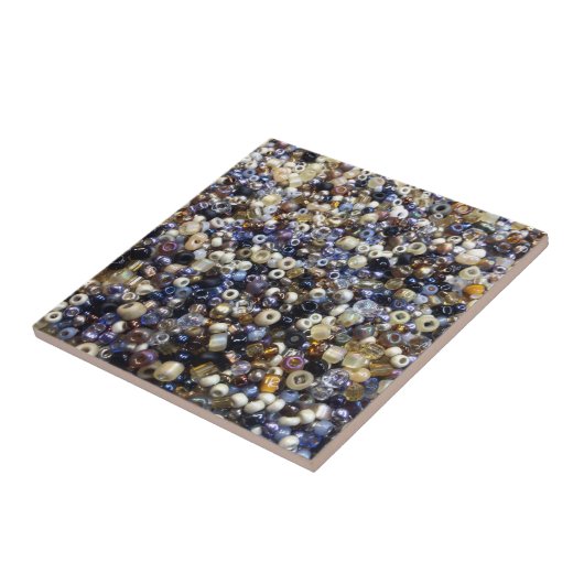 Carreau Richesse de perles de rocaille (Côté)