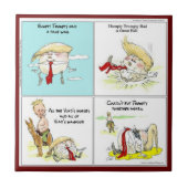 Carreau Rick London "Trumpty Dumpty" Drôle Carrelage en cé (Devant)