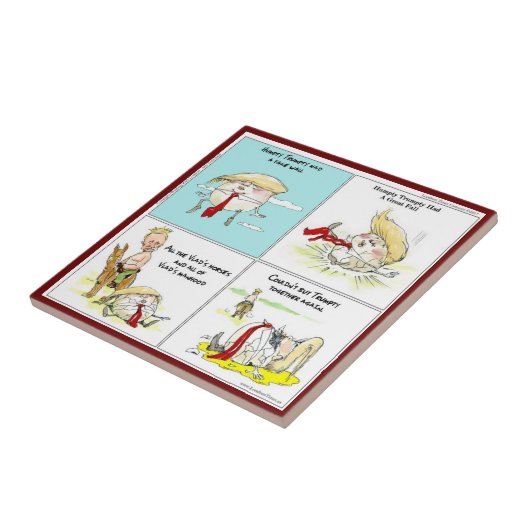 Carreau Rick London "Trumpty Dumpty" Drôle Carrelage en cé (Côté)