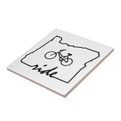 Carreau Ride Oregon (Cyclisme) (Côté)