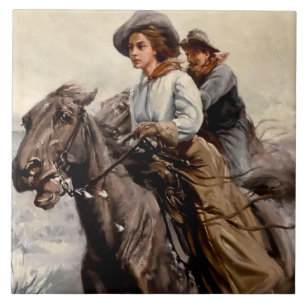 Carreau "Riding the Range" par WHD Koerner