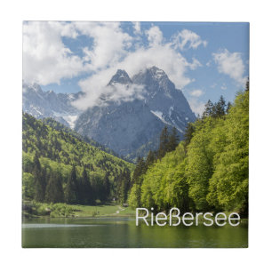 Carreau Riessersee Alpes Garmisch Partenkirchen Bavière