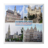 Carreau Rif. BE Anvers, Stadhuis, Het Steen, (Devant)