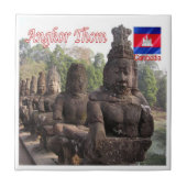 Carreau Rif. KH Cambodge, Angkor Thom, (Devant)