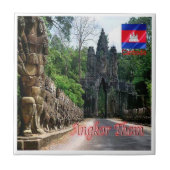 Carreau Rif. KH Cambodge, Angkor Thom, Porte Sud, (Devant)