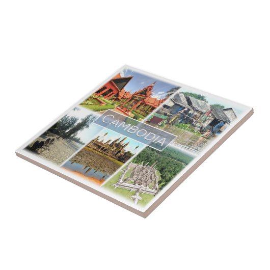 Carreau Rif. KH * Cambodge, Angkor Wat, Phonom Penh (Côté)