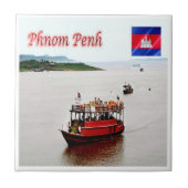 Carreau Rif. KH Cambodge, Phnom Penh, (Devant)