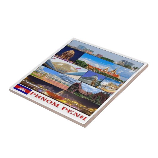 Carreau Rif, KH Cambodge, Phnom Penh, I Love (Côté)