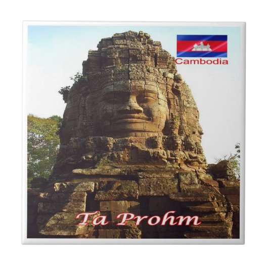 Carreau Rif. KH Cambodge, Ta Prohm, (Devant)