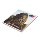 Carreau Rif. KH Cambodge, Ta Prohm, (Côté)